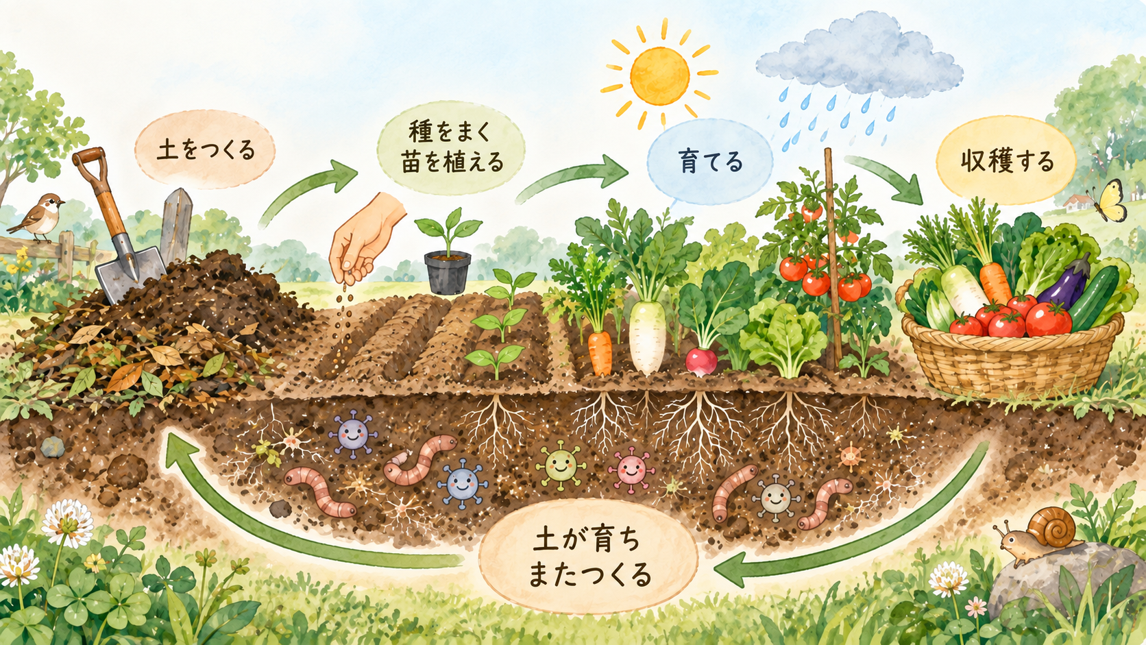 第五章｜野菜づくりの流れ